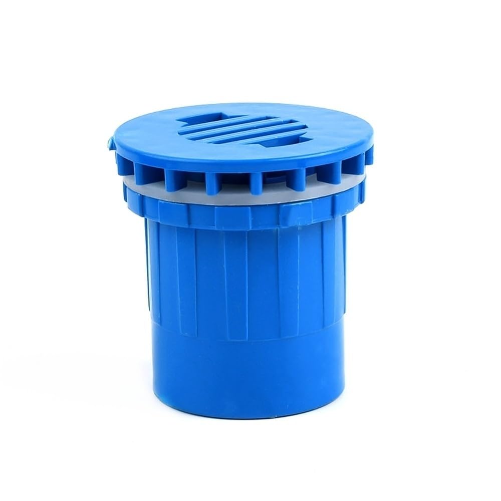 Pipe Drainage Joint Inlet Outlet Drainage Connector for Water Pool, ID 20~50mm PVC Pipe Aquarium Fish Tank Drain Joint 1pc(Blue,50mm)