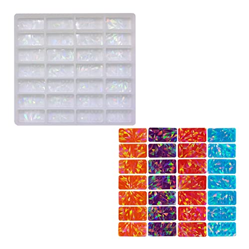 Molde de silicona para dominós tridimensionales miniatura 5