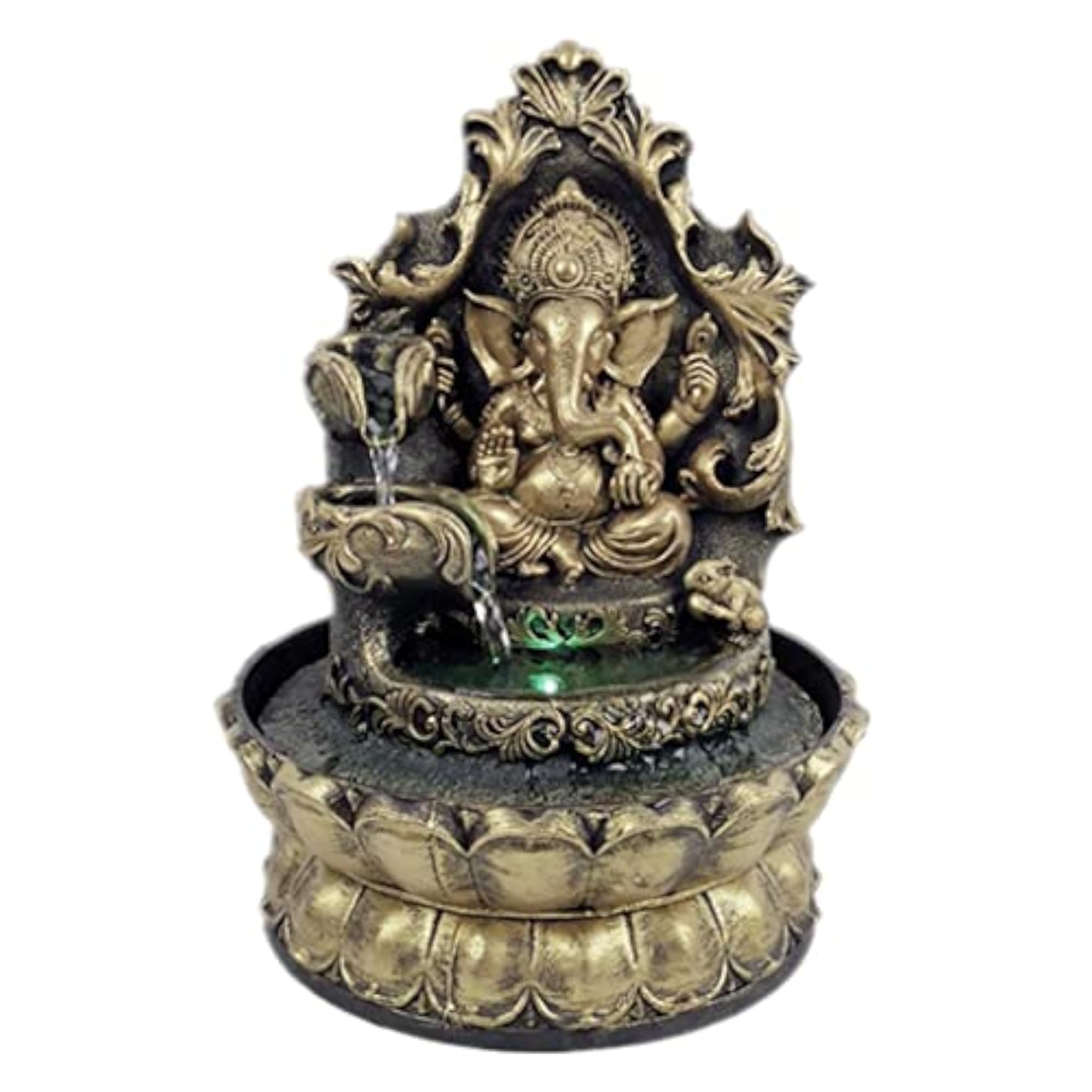 Lucky Hindu Ganesha Water Fountain Decoration