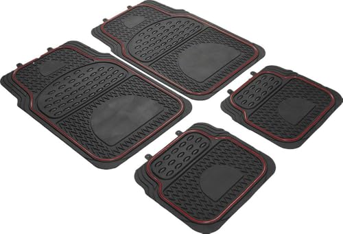 Start Ensemble Complet de 4 Tapis en PVC Fregene - Tapis de Voiture universels - Avant et arrière