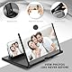 Sevitini 20 Zoll Handy Bildschirmlupe, HD Handy Bildschirmvergrößerung, Anti-blaulicht, Bildschirmlupe für männer Geschenke,perfekt zum ansehen von filmen,Videos (Schwarz)