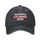 Wacites James Talarico 2026 Senate Hat Talarico Texas Senator Adjustable Baseball Cap Men Women Black