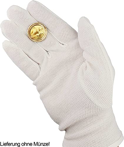 geseo Paar Baumwoll Münz-Handschuhe mit PVC-Noppen Cover