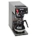 Bunn 12950.0293 CWTF15-1 Automatic 12 Cup Coffee Brewer with 1 Lower Warmer and Black Plastic Funnel - 120V