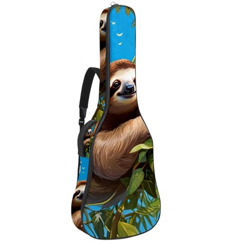 Sac pour guitare acoustique 101,6 cm étui imperméable à fleurs
