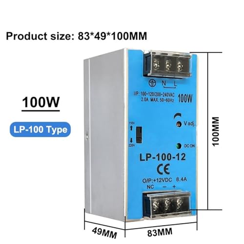 Transformateur LP-25-12V 2.1A stable à découpage AC DC - 6