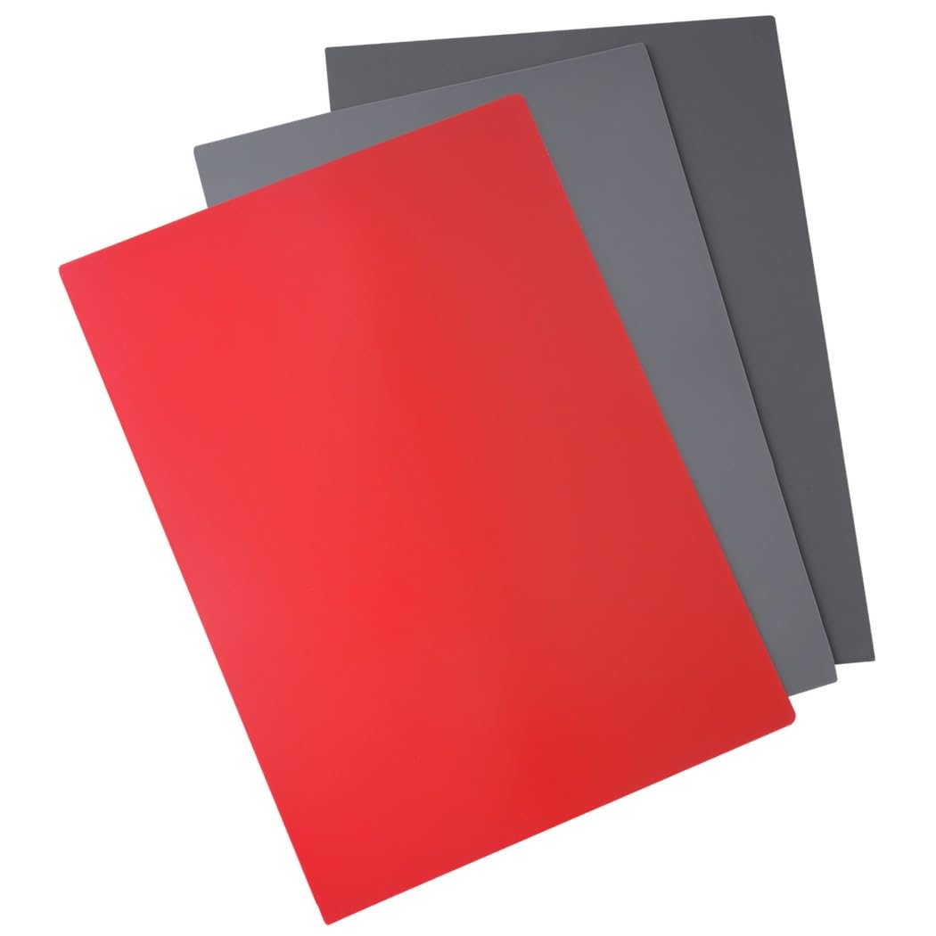 3 hojas de sellos de goma para máquina de grabado, alfombrillas de goma suave tamaño A4 para cortadores, bloques de tallado de goma de 0.08 pulgadas para sellos de goma personalizados, gris oscuro