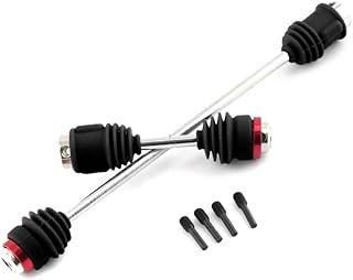 C32715BLACK Alloy Machined Center Driveshafts w/Dust Boots for 1/10 E-Revo(1st Gen) & Summit