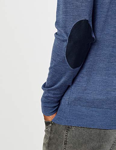 Hackett London Fn GG Merino Crew Cappuccio Uomo