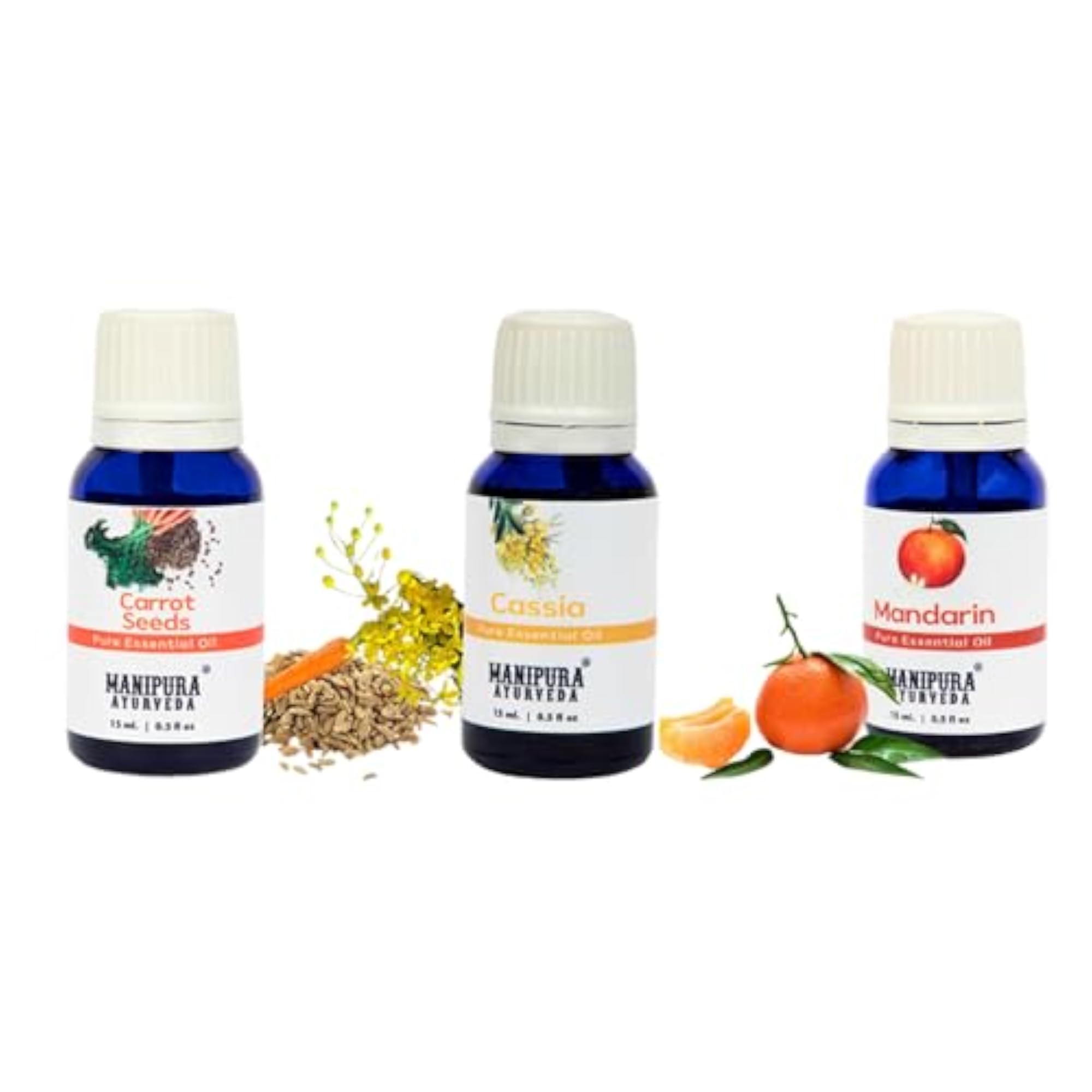 Carrot Seed + Cassia + Mandarin Diffuser Combo Pack