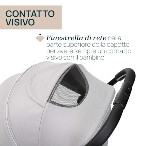 Chicco Passeggino Goody Xplus, Da 0 Mesi-4 Anni (22 Kg), Chiusura A Una Mano, Si Chiude Con Un Solo Gesto, Compatto, Ruote Grandi, Capotte Estensibile,Schienale Reclinabile E Regolabile In 4 Posizioni - 9