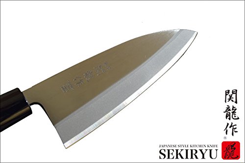 Coltello Giapponese Sekiryu, Acciaio Inox, Deba-150mm