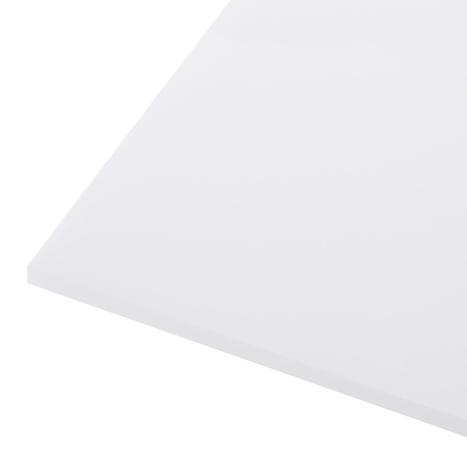 Rebower 1219 x 610 x 3mm HDPE Plastic Sheet, High Density Polyethylene Sheet Cutting Board White Solid Block, [for Marine, DIY, Home Floor]