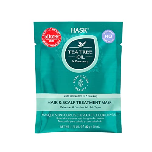 image for HASK TEA TREE Revitalizing Deep Conditioner Treatments for all hair ty