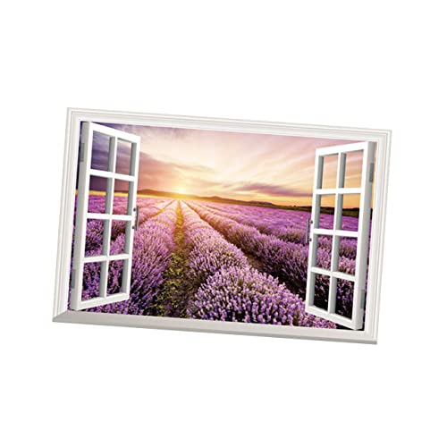 Hoement Adesivos de parede removíveis, papel de parede, adesivo de sala de estar, adesivo de janela