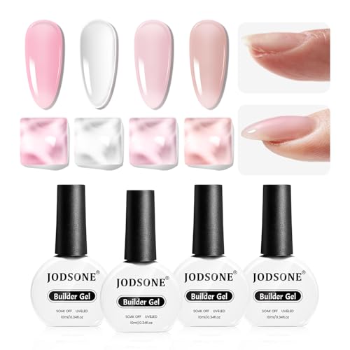 JODSONE Builder Gel per allungamento delle unghie, 10 ml, 4