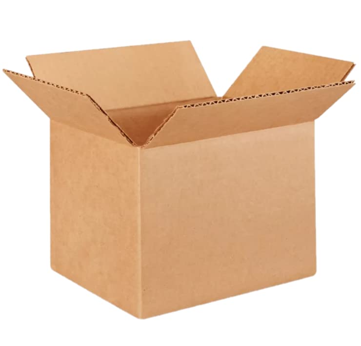 Corrugated Cardboard Shipping Boxes, 20 Count (8x6x6)