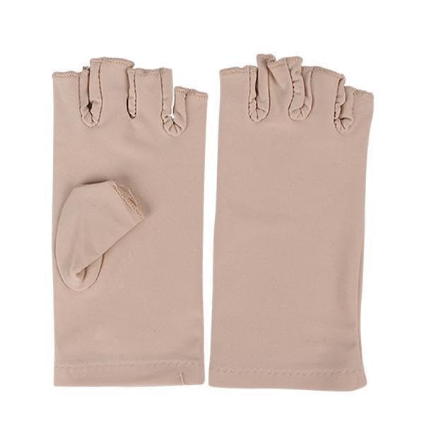 Guantes para uñas antiluz que evitan manchas en manicura de salón