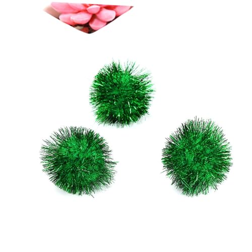 CLISPEED 30 Stück Bunte Lamettakugeln Glitzer Pompons Aus Tinsel...