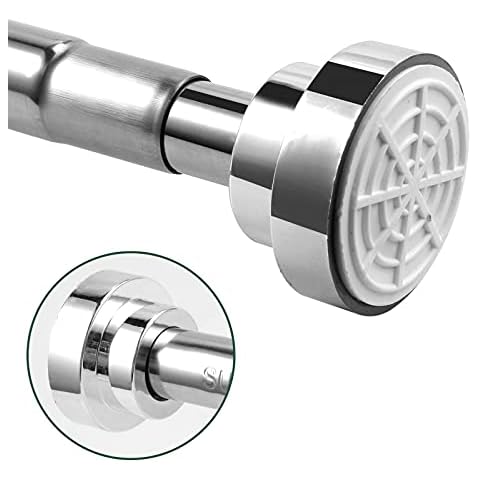 Barra de Cortina de Ducha 80-140cm, JiGiU Cover