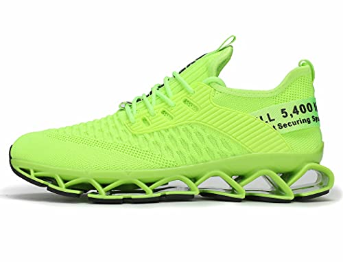 Image of Chopben Men's Running Shoes Blade Non Slip Fashion Sneakers Breathable Mesh Soft Sole Casual Athletic Walking Shoes