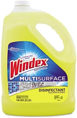Windex Disinfectant Multisurface All-Purpose Cleaner Refill 1 Gallon- Citrus Scent