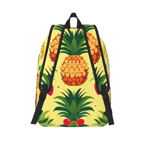 Sac à dos ordinateur EdWal avec grand compartiment et motif ananas