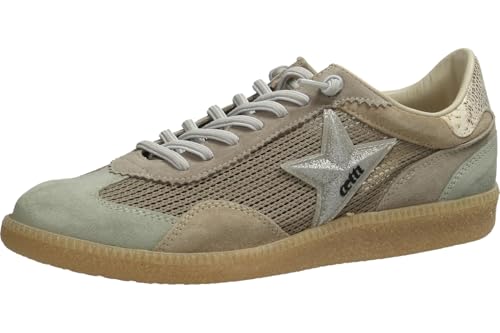 Baskets Cetti 1385 Blanc et Cuir Or Éclat et Bien-être