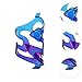 predolo 2 Pieces Bike Water Bottle Holder Bike Cup Holder Bracket Sturdy Easy to Install Lightweight for Road/Mountain Bikes, Blue and Purple
