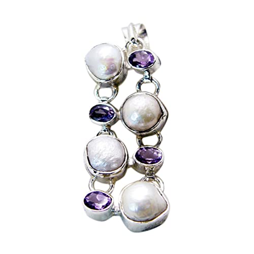 Pendentif nacre argent 925 bijou de mariée pour fille idéal à offrir