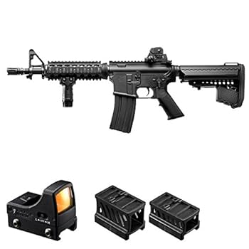次世代電動ガン　CQB-R m4 セット 東京マルイ] M4 CQB-R FDE 次世代電動ガン ダットサイト&ガン