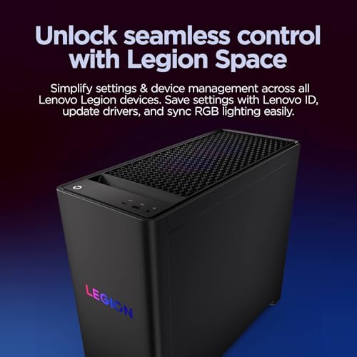 Image of Lenovo Legion Tower 5i 30L Desktop Computer Gaming PC, NVIDIA RTX 5060Ti(8GB GDDR7), Intel Ultra 7 265F(Max 5.3GHz), 64GB DDR5-5600 MT /S, 2TB SSD, Windows 11 Pro, KB & Mouse, Accessories