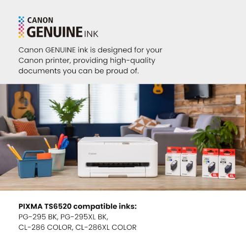 Canon PIXMA TS6520 Wireless Color Inkjet Printer Duplex Printing Copier Scanner 1 42 OLED - image 6