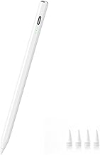 Lápiz óptico para iPad 11ª y 10ª generación - Carga 2 veces más rápida, inclinación y rechazo de la palma, compatible con iPad Pro 12.9/11/M4, Air 5/M2, Mini 6, iPad 6ª-11ª generación (2018-2025)