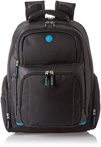 Zoom Checkpoint-Friendly 15' Laptop Computer Backpack Bag Black