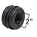 Valley Industries Polypropylene Bulkhead Fitting – 2” FNPT x 2” FNPT