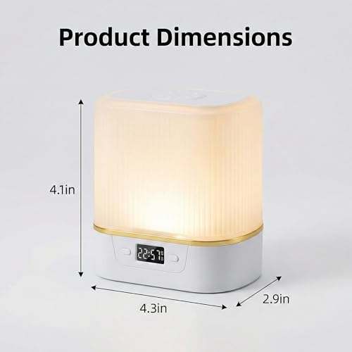 Lámpara de mesa de noche LED portátil con control remoto miniatura 6