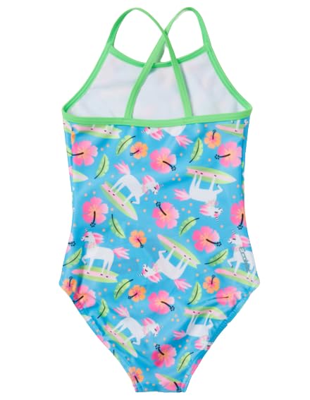 Maillots de bain croisés pour filles Zoggs en tissu extensible