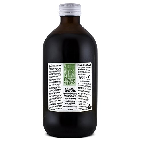 CARCIORAB Storico Amaro DEPURATIVO DISINTOSSICANTE x Fegato/Reni/Sangue SENZA ALCOOL SENZA ZUCCHERO