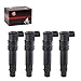 4pcs Ignition Coils For Suzuki GSX-R600 GSX-R750 GSX-R1000 Katana GSX650F Bandit GSF1250 Burgman AN650 Boulevard C109R VLR1800 M109R VZR1800