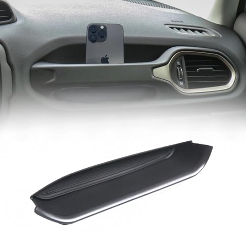 RESTBONE Passenger Storage Tray Organizer Grab Handle Accessory Box Compatible with 2015-2023 Jeep Renegade, Interior Storage Expansion Accessories