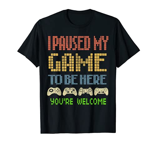 Camisa de videojuegos para jugadores para hombres, niños, niños. Camiseta