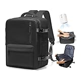 BJLFS Zaino Ryanair 40x30x20 Sottovuoto con Pompa Zaino da Viaggio Ryanair 40x20x25 Borse da Cabina per Wizzair Bagaglio a mano Easyjet 45x36x20 Sottovuoto Zaino Casual per Laptop Viola