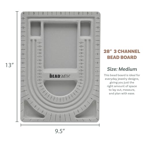 Image of The Beadsmith Bead Board, Grey Flocked