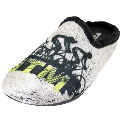 Chaussures de maison homme garçon avec semelle amovible pantoufles confort