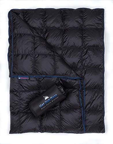Get Out Gear Down Camping Blanket - Outdoor Lightweight Packable 650 Fill Power