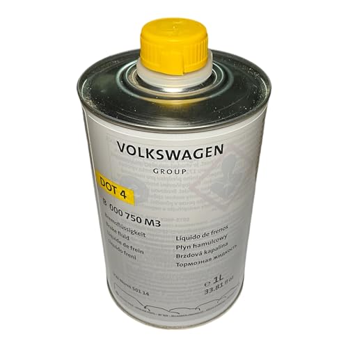 Volkswagen Original VW Ersatzteile Original Bremsflüssigkeit DOT4, 1 Liter