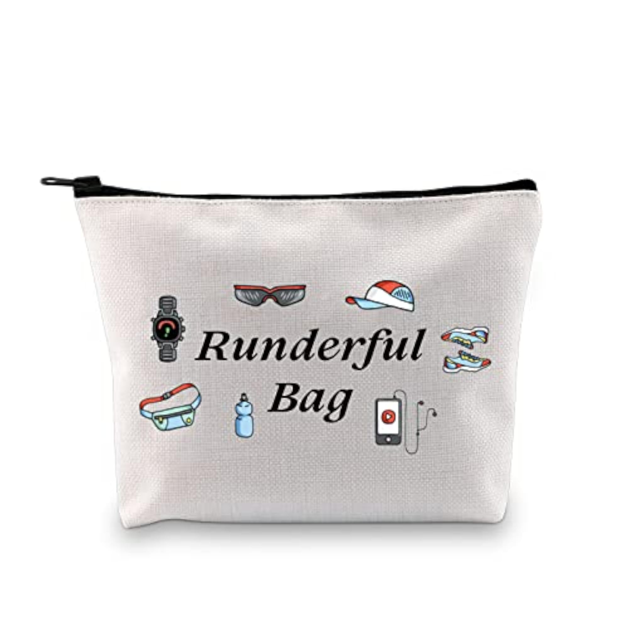 Running Lover Gift Makeup Bag, Zipper Pouch