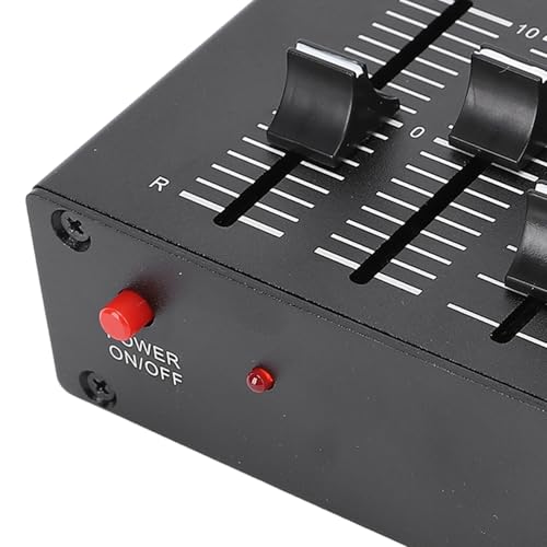 Ecualizador estéreo de 3 bandas (alta, media, baja) con control de balance y volumen, preamplificador para uso en auto y hogar miniatura 6