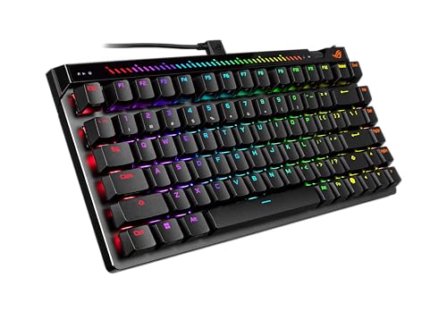 Image of ASUS ROG Falchion Ace 75 HE Wired Analog /Hall Effect Gaming Keyboard - 75% TKL, USB, Hot Swappable HFX V2 Magnetic Switch, Rapid Trigger, 8KHz Polling, PBT Keycap, Carry Case, Web-based Config - Black